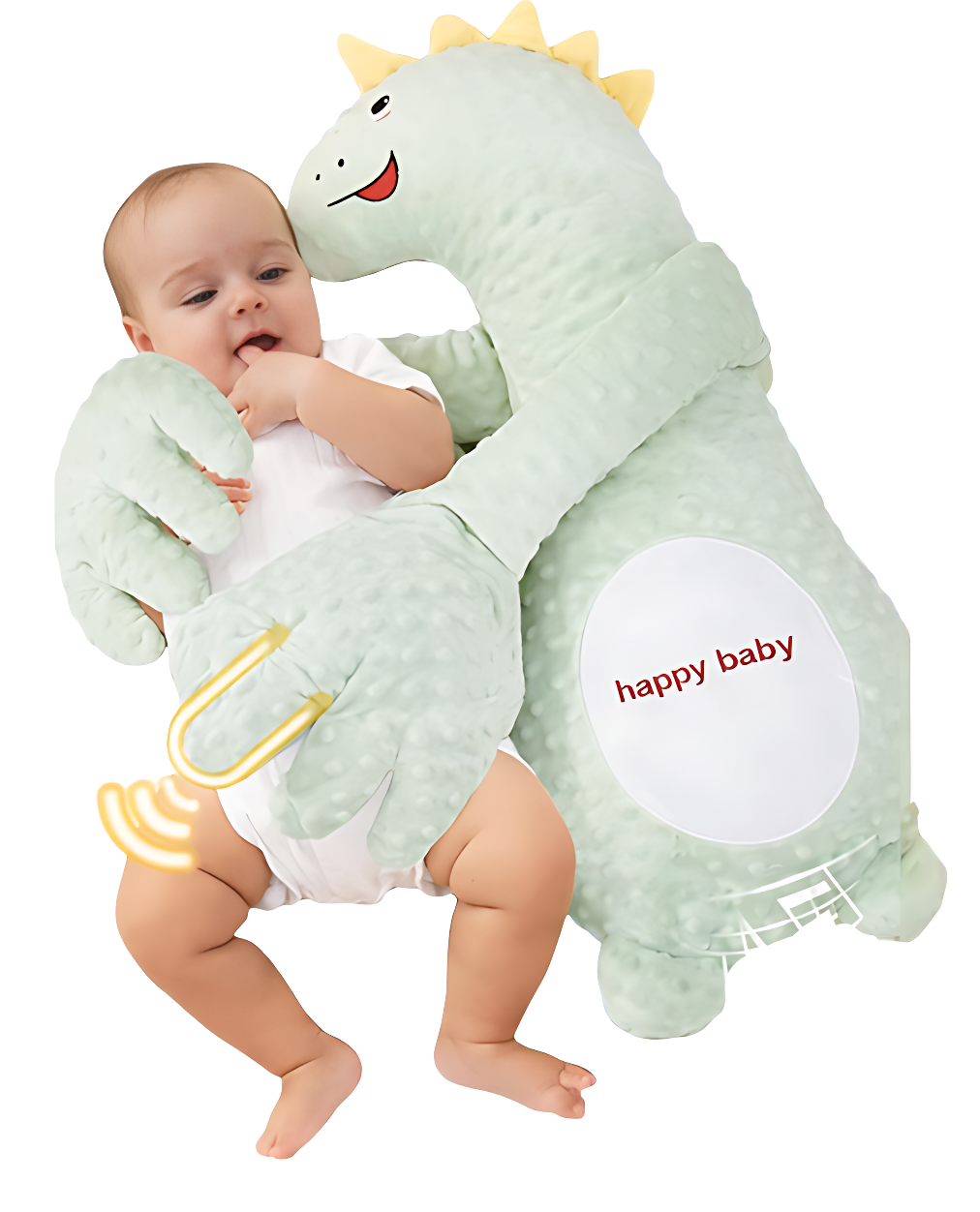 Plush Baby Sleep Soother with Gentle Patting & Music